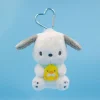 Sanrio plush toy figurines, Melody dolls, cute backpack chains, pendants, bag buckles, plush toys details Picture